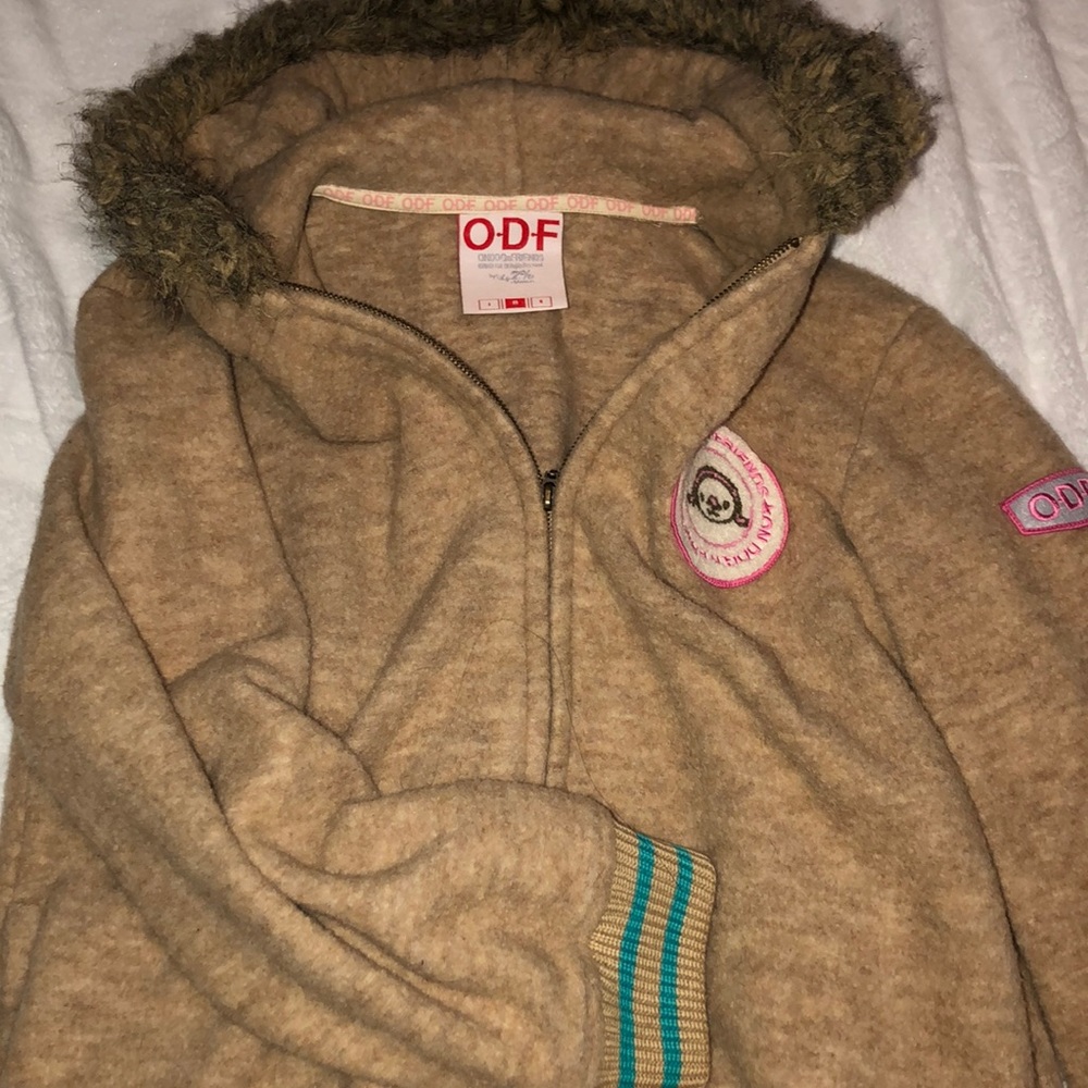 ODF ZIP UP HODDIE SIZE MEDIUM
